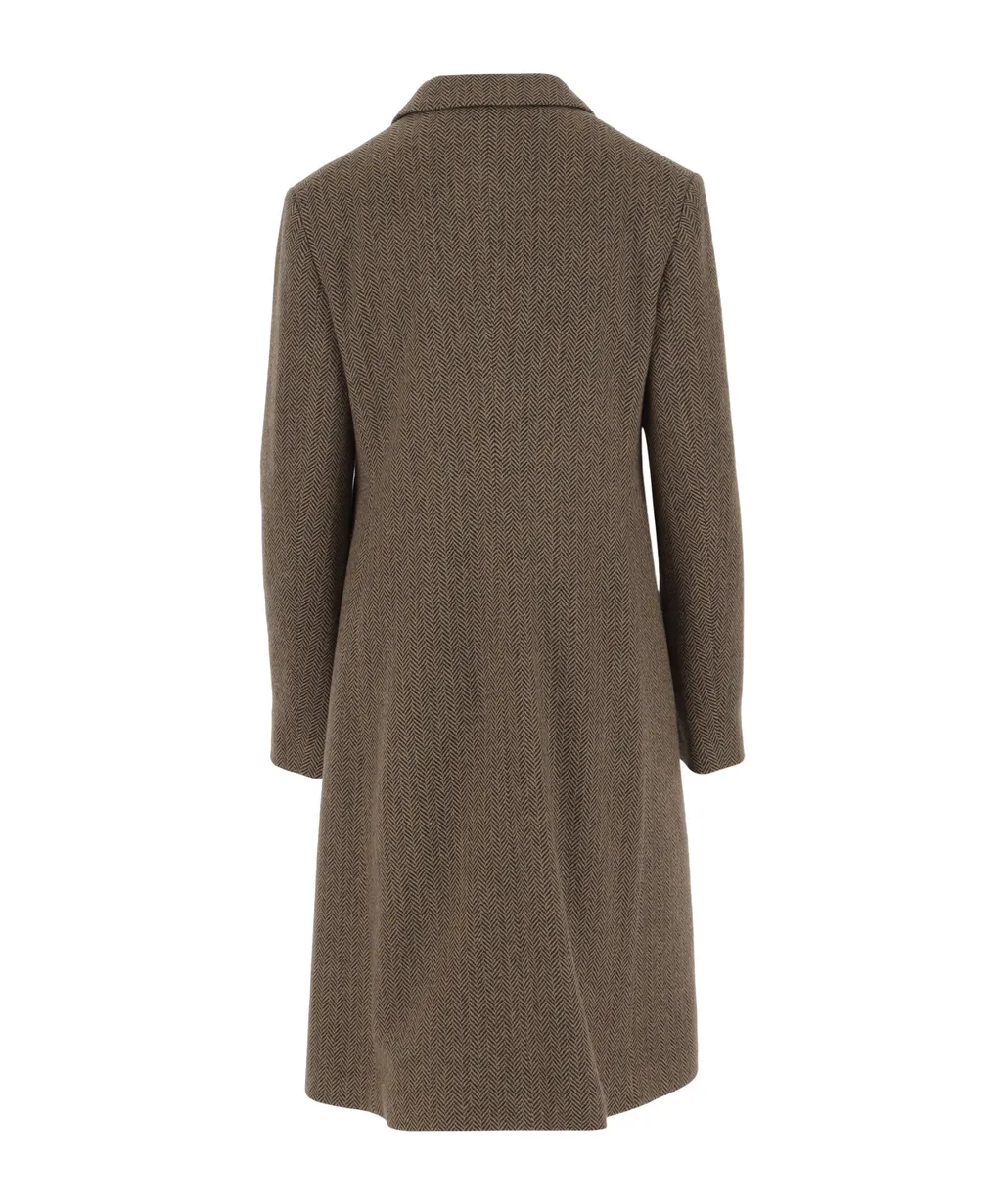 Single-Breasted Tailored Coat
