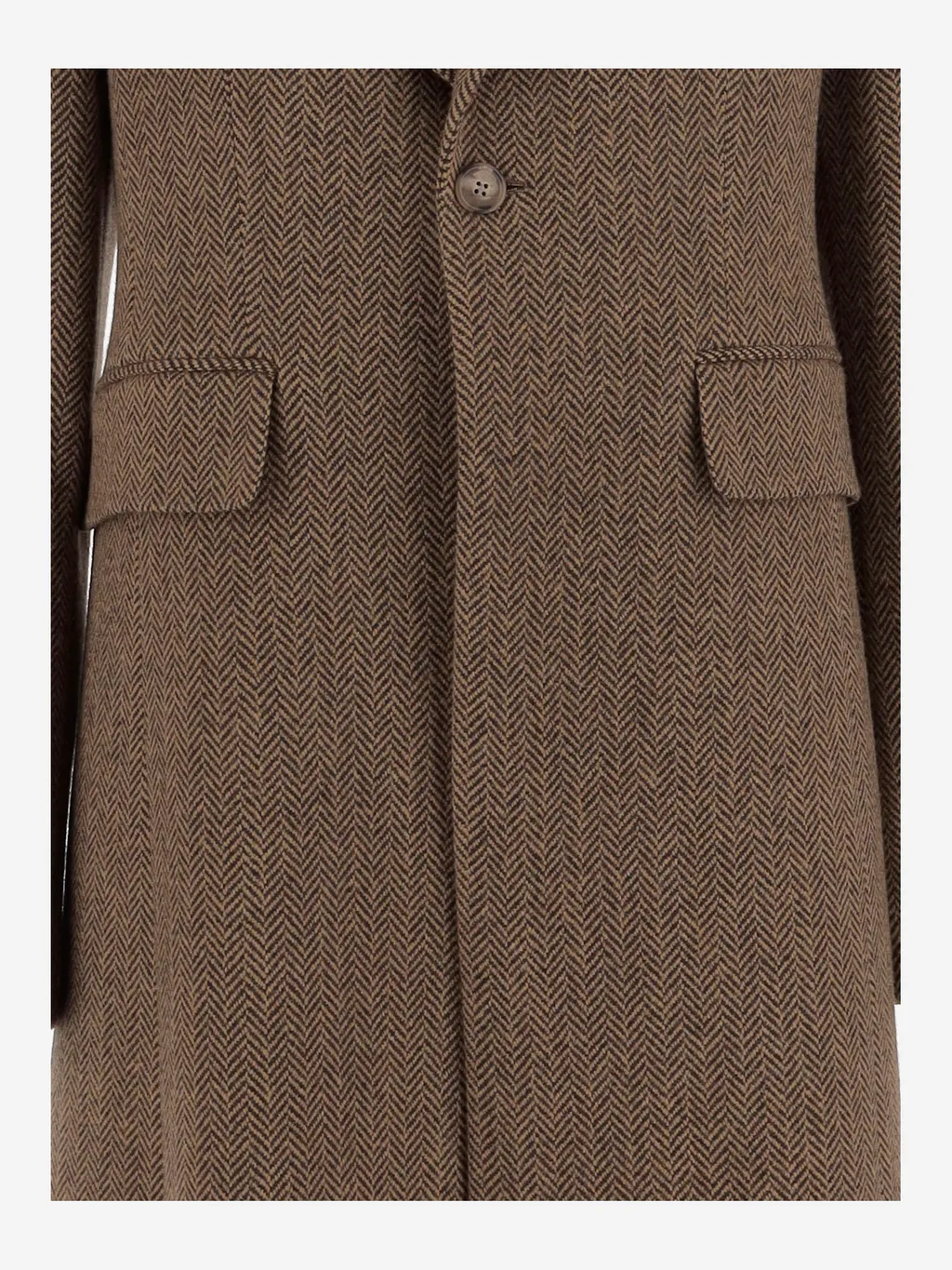 Single-Breasted Tailored Coat