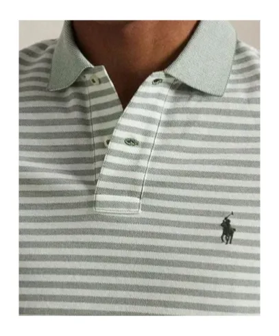 Striped Cotton Polo Shirt
