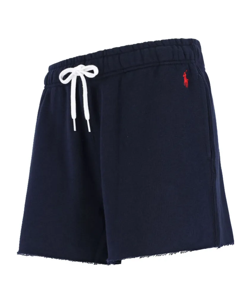 Logo Embroidered Drawstring Shorts