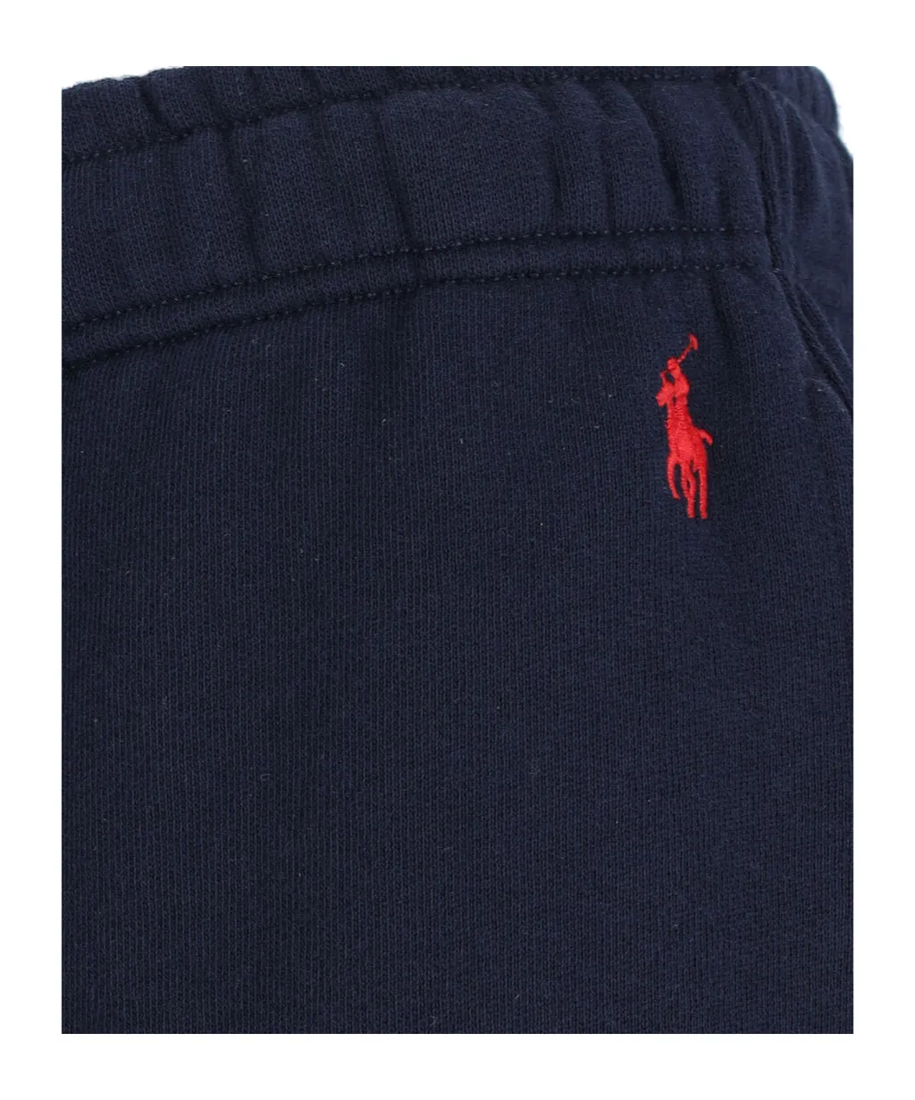 Logo Embroidered Drawstring Shorts
