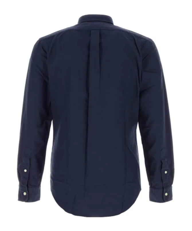 Pony Embroidered Long-Sleeved Shirt
