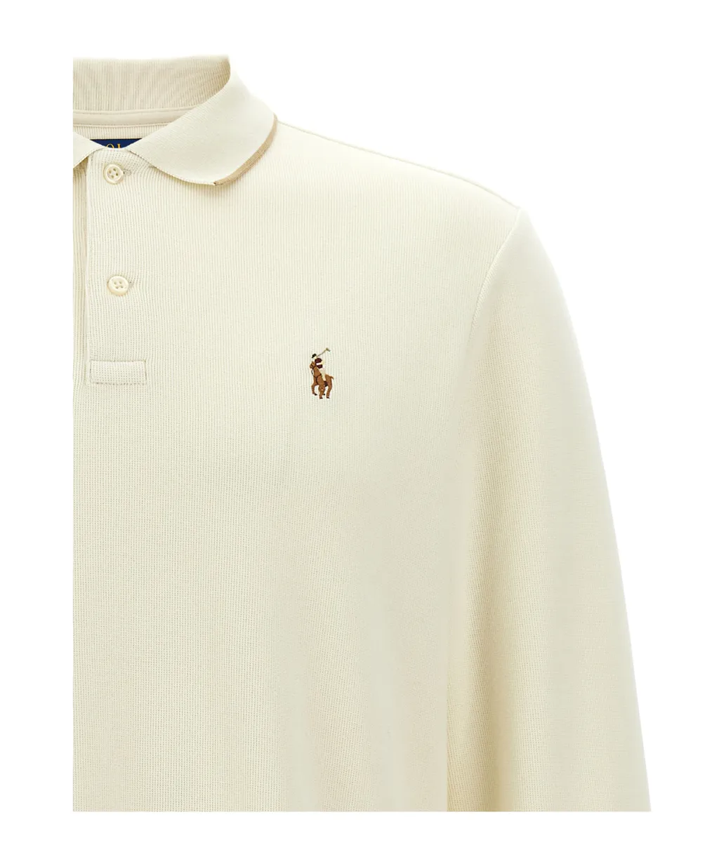 Logo Embroidered Polo Shirt