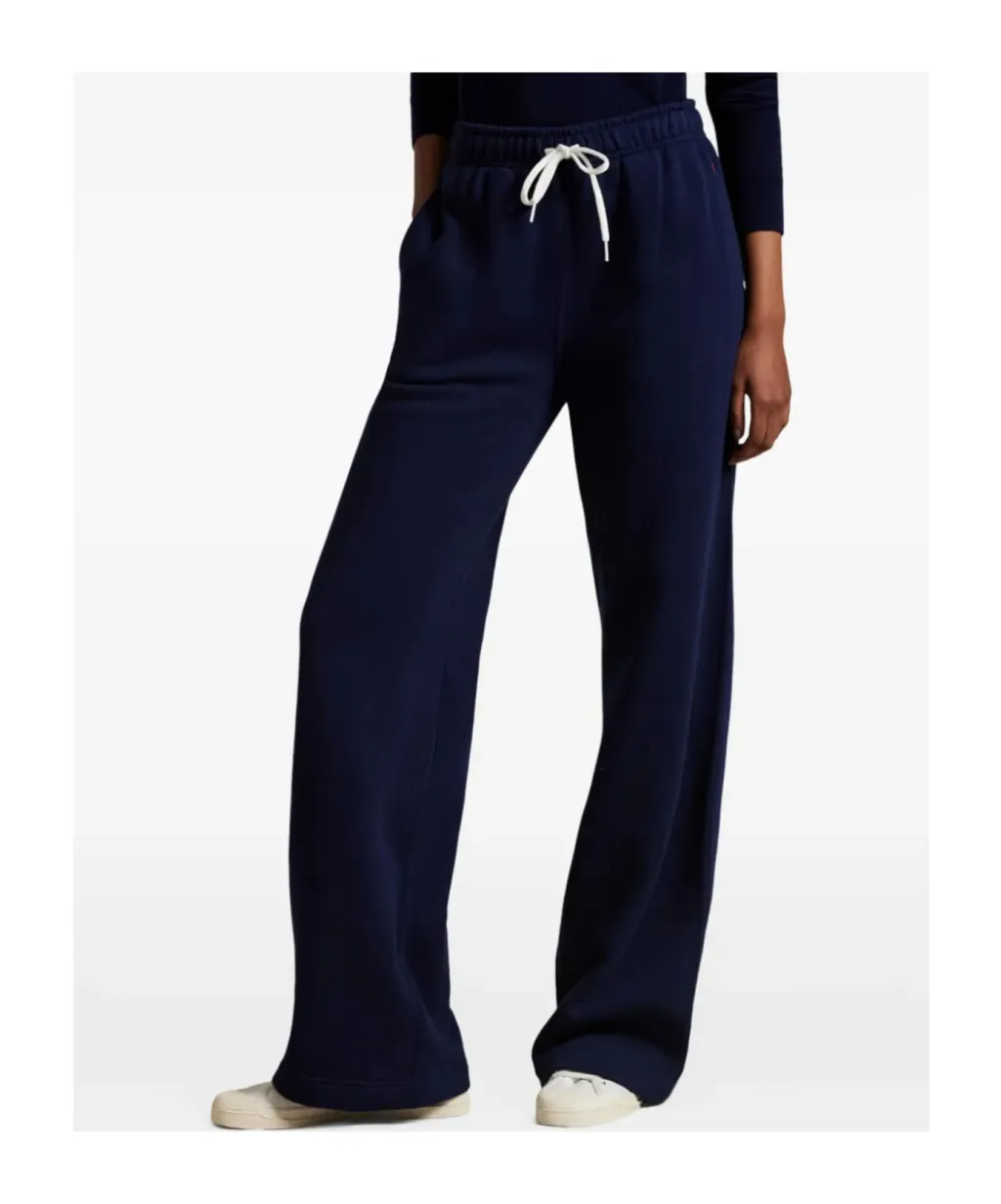 Logo Embroidered Drawstring Pants