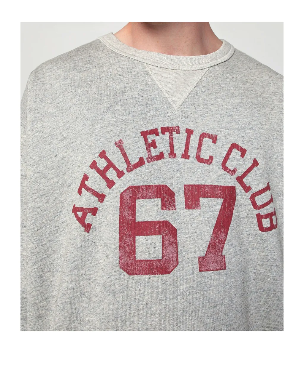 Graphic-Print Crew-Neck Sweatshirt