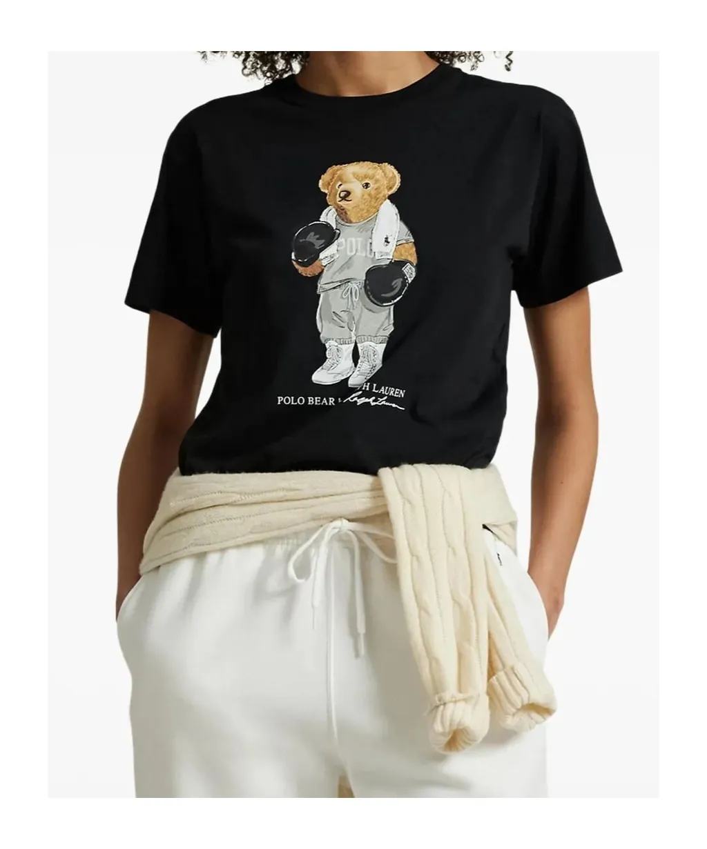 Polo Bear Printed Crewneck T-Shirt
