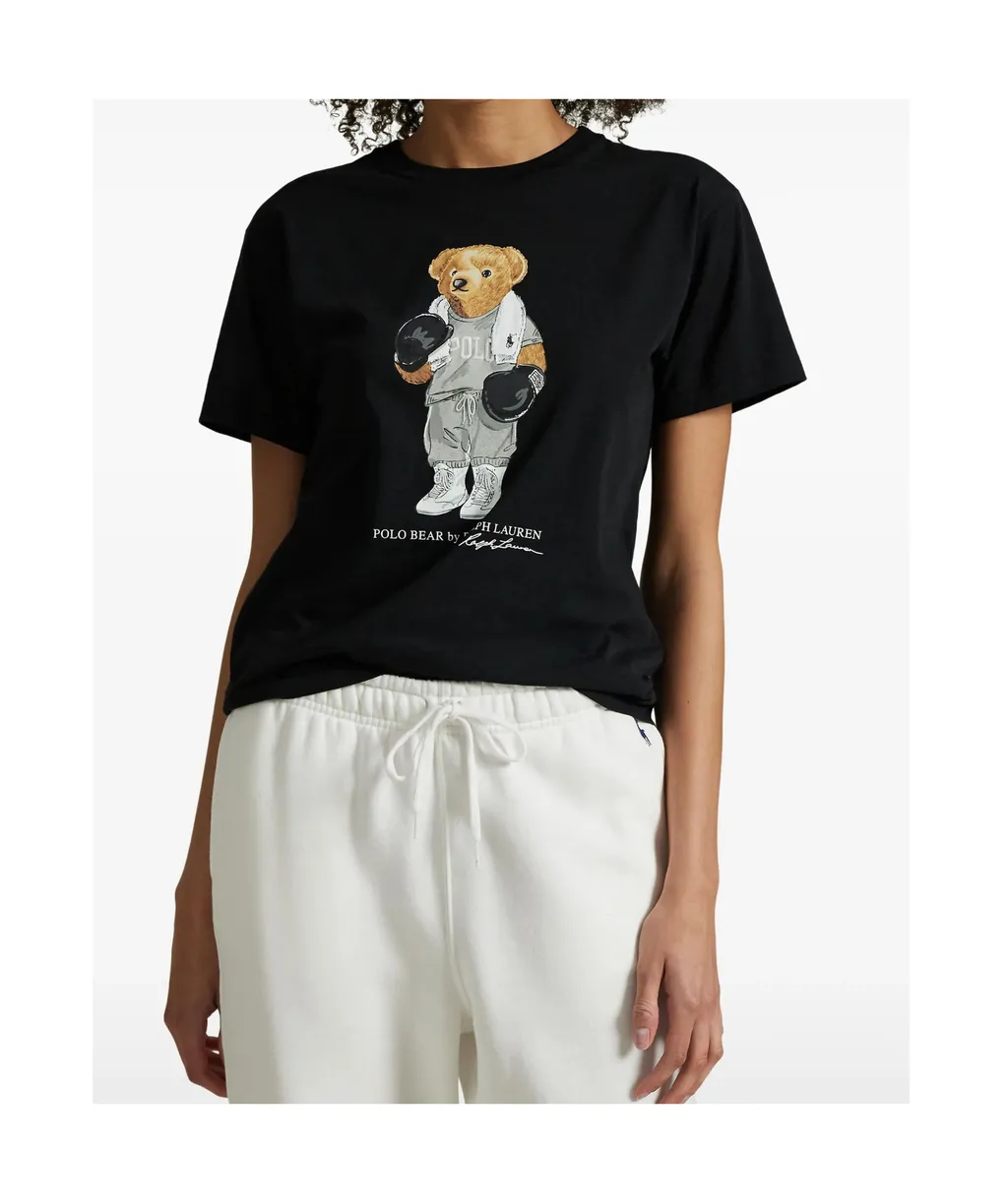 Polo Bear Printed Crewneck T-Shirt