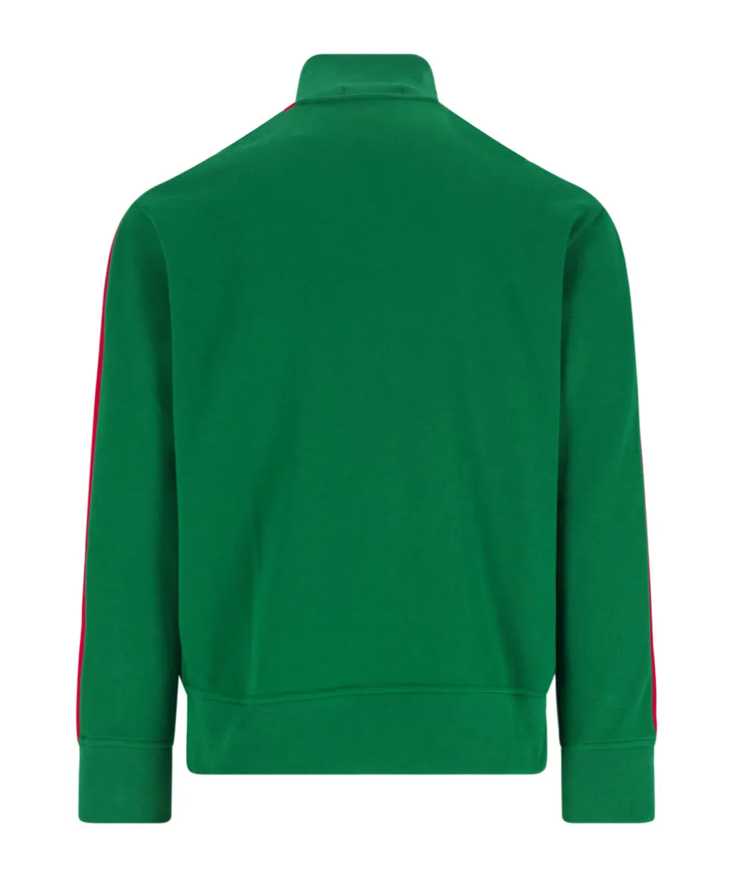 Logo Embroidered Zipped Track Jacket