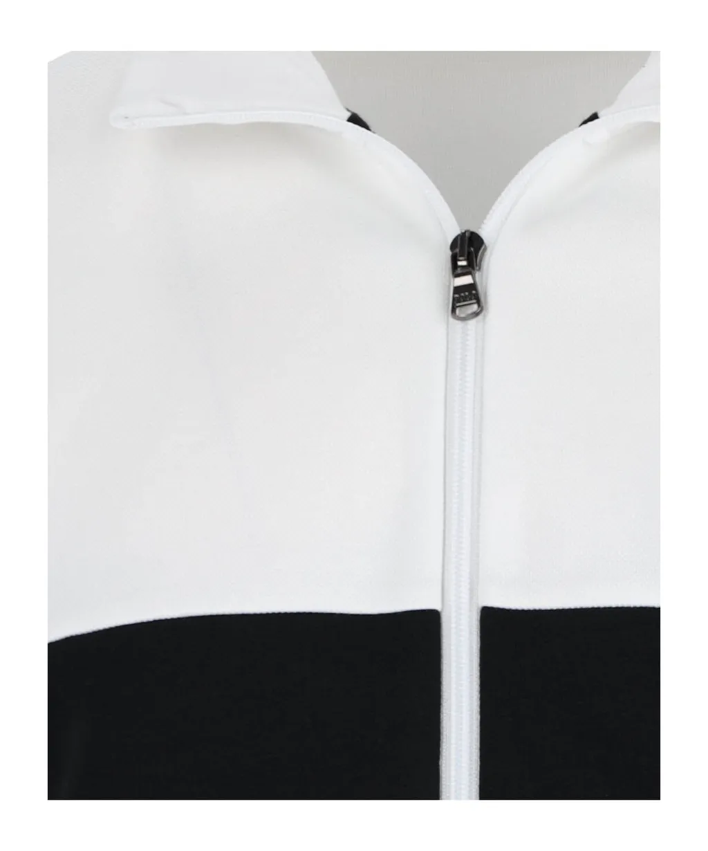Logo Embroidered Zipped Jacket