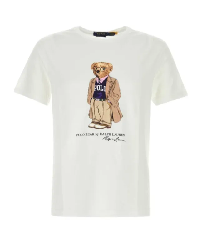 Polo Bear Printed Crewneck T-Shirt