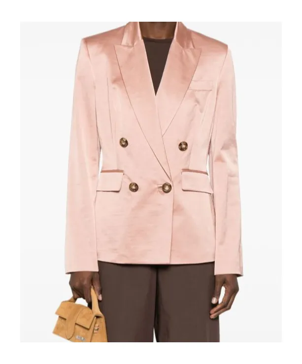 Long-Sleeved Double Breasted Jacket