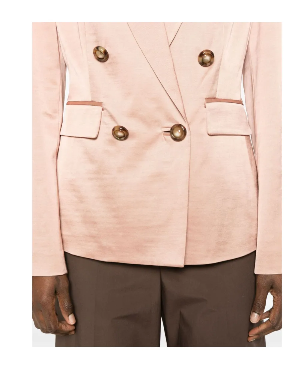 Long-Sleeved Double Breasted Jacket