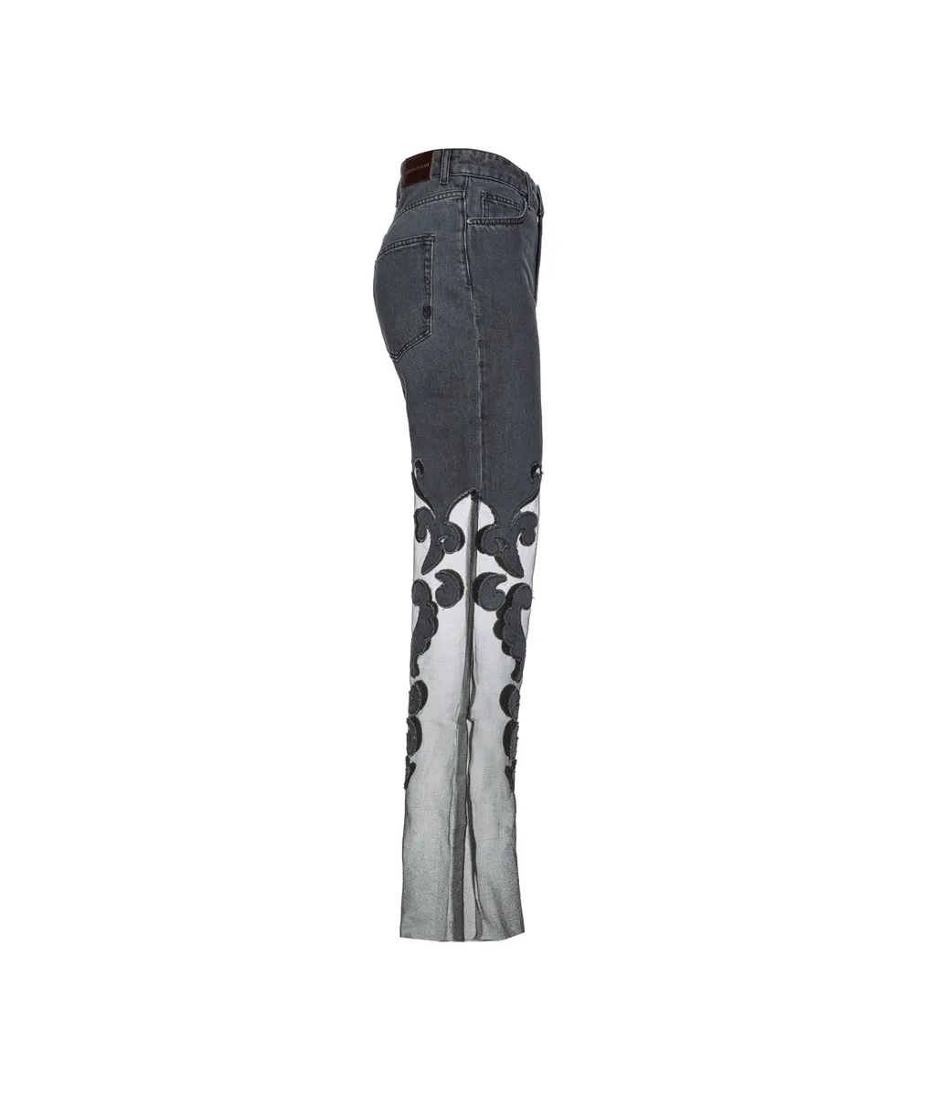 Panelled Jeans