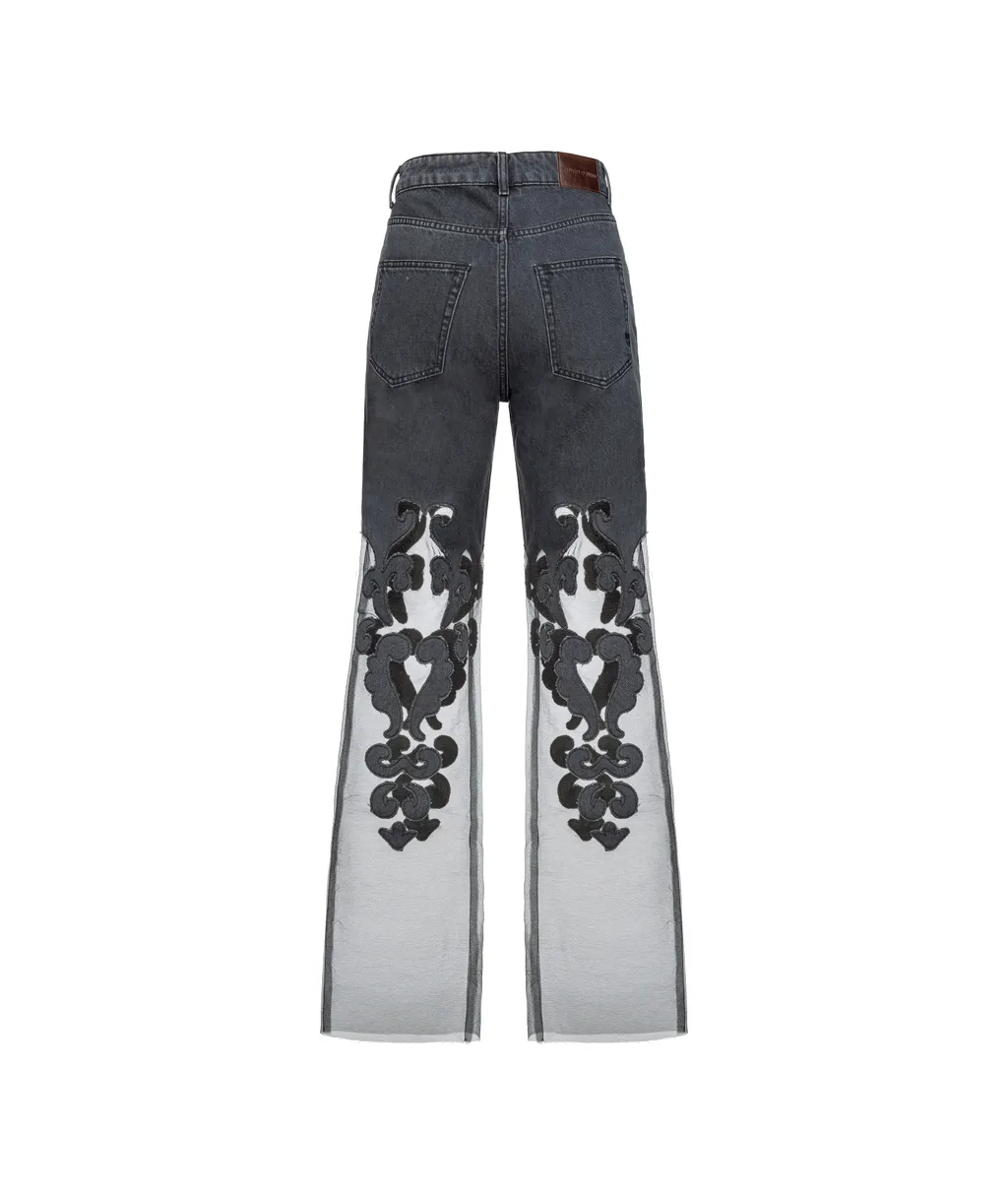 Panelled Jeans