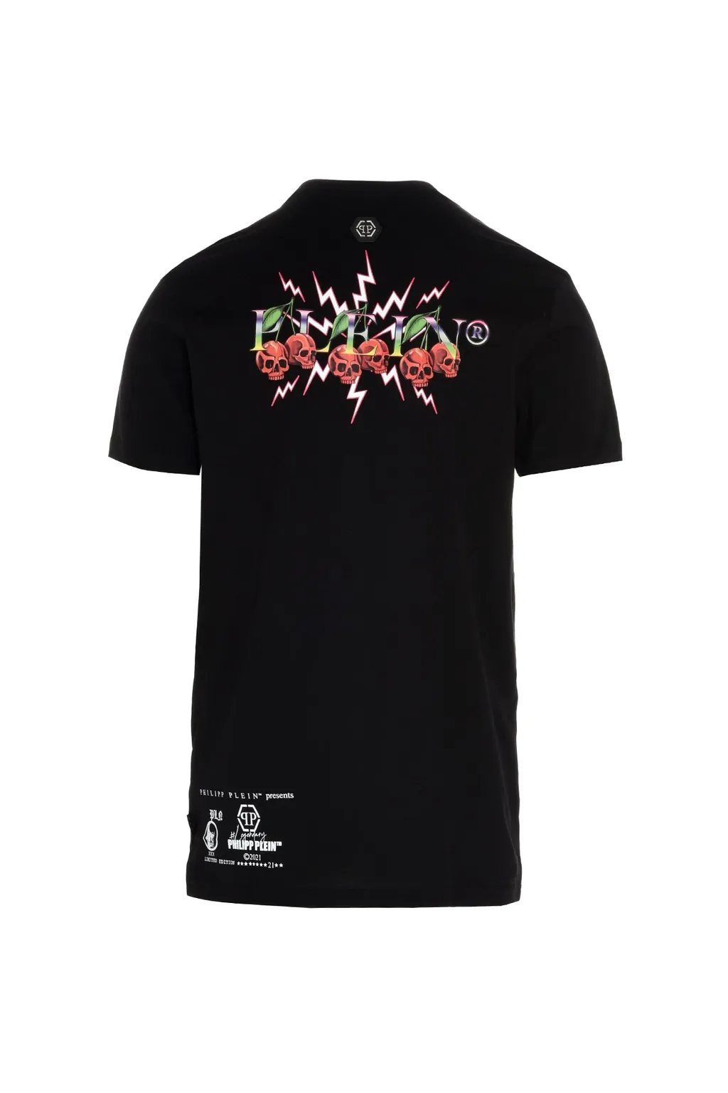 Embellished-Cherry Logo T-Shirt