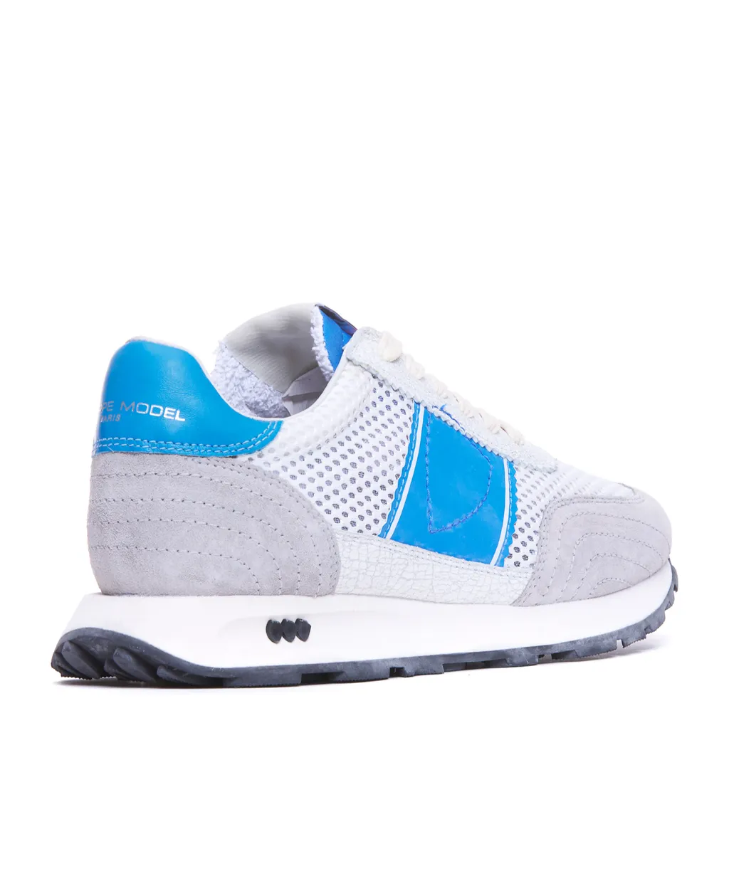 Round Toe Lace-Up Sneakers
