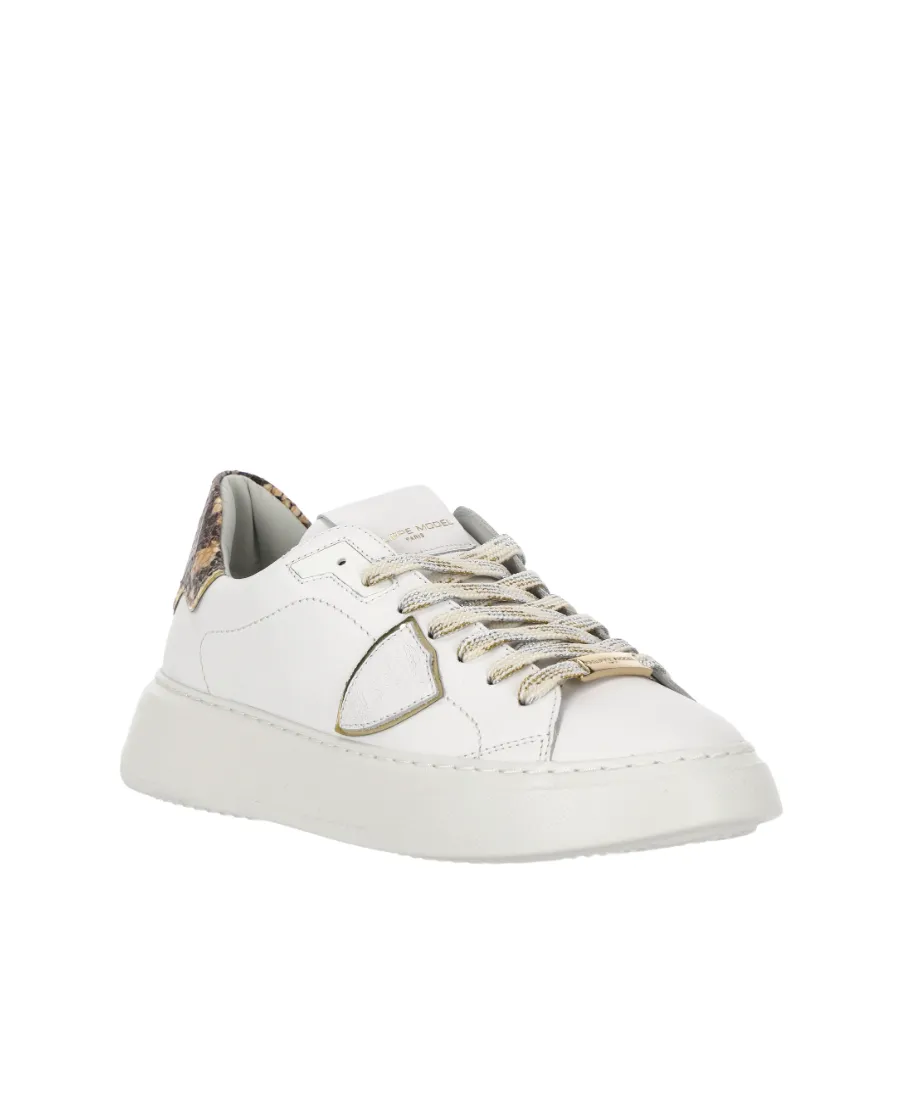 Temple Lace-Up Sneakers