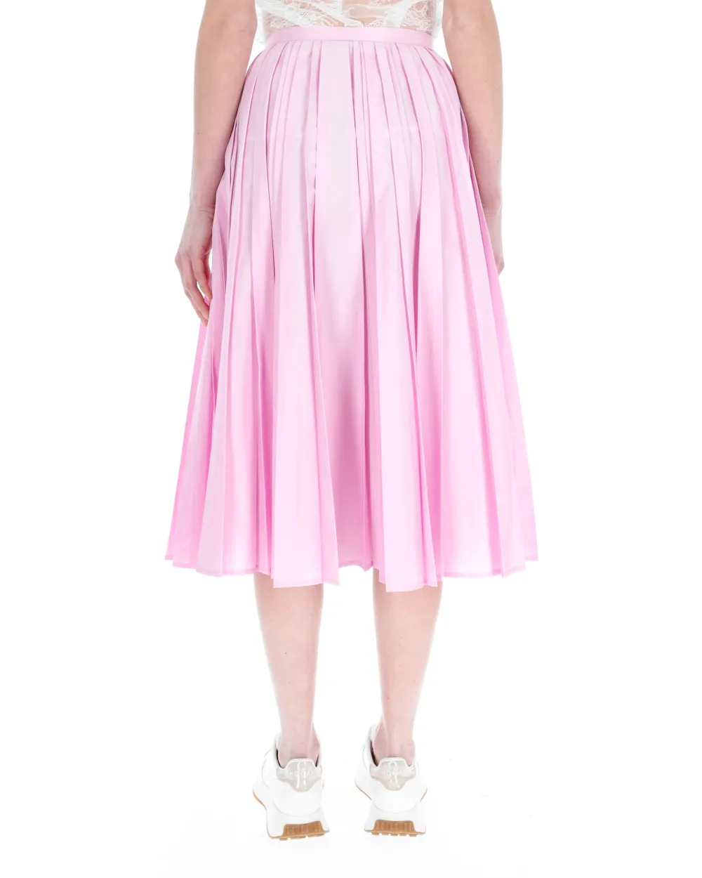 Pleated Midi Skirt