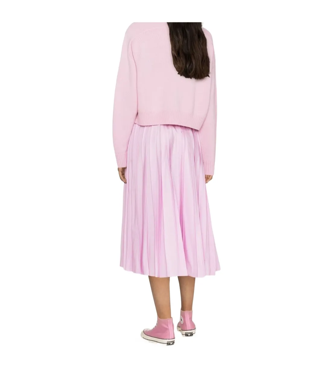 Pleated Midi Skirt