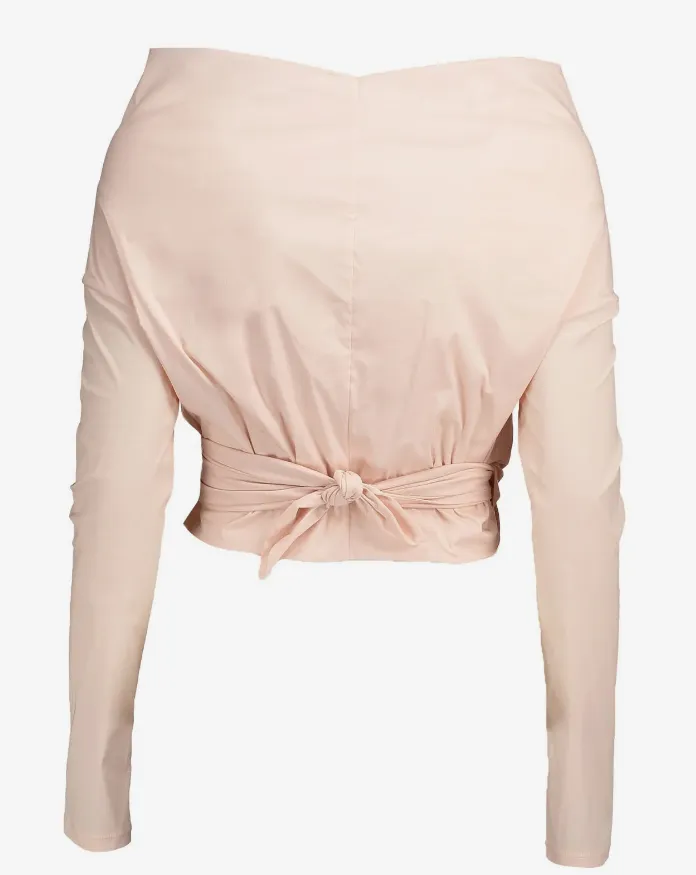 Wraparound V-Neck Top