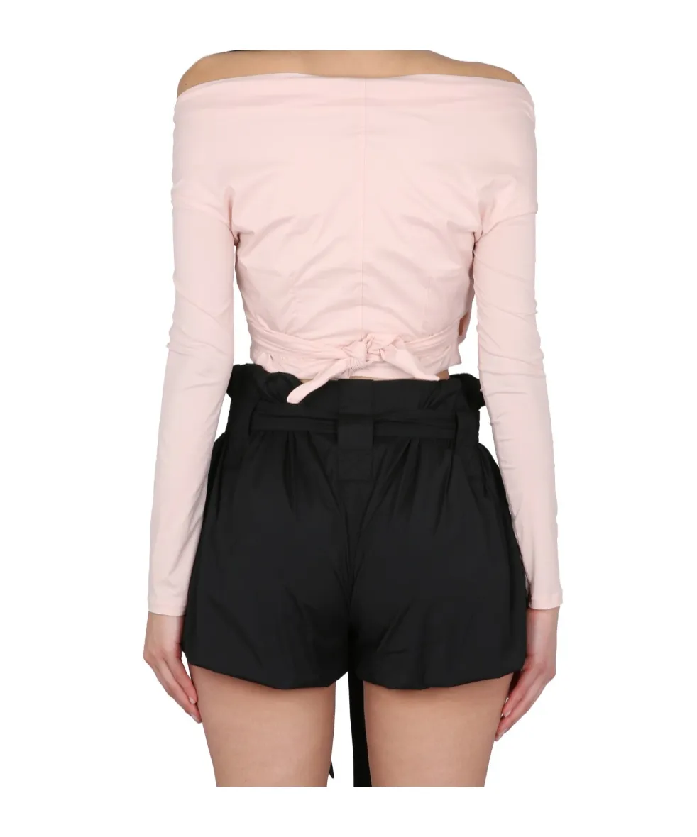 Wraparound V-Neck Top