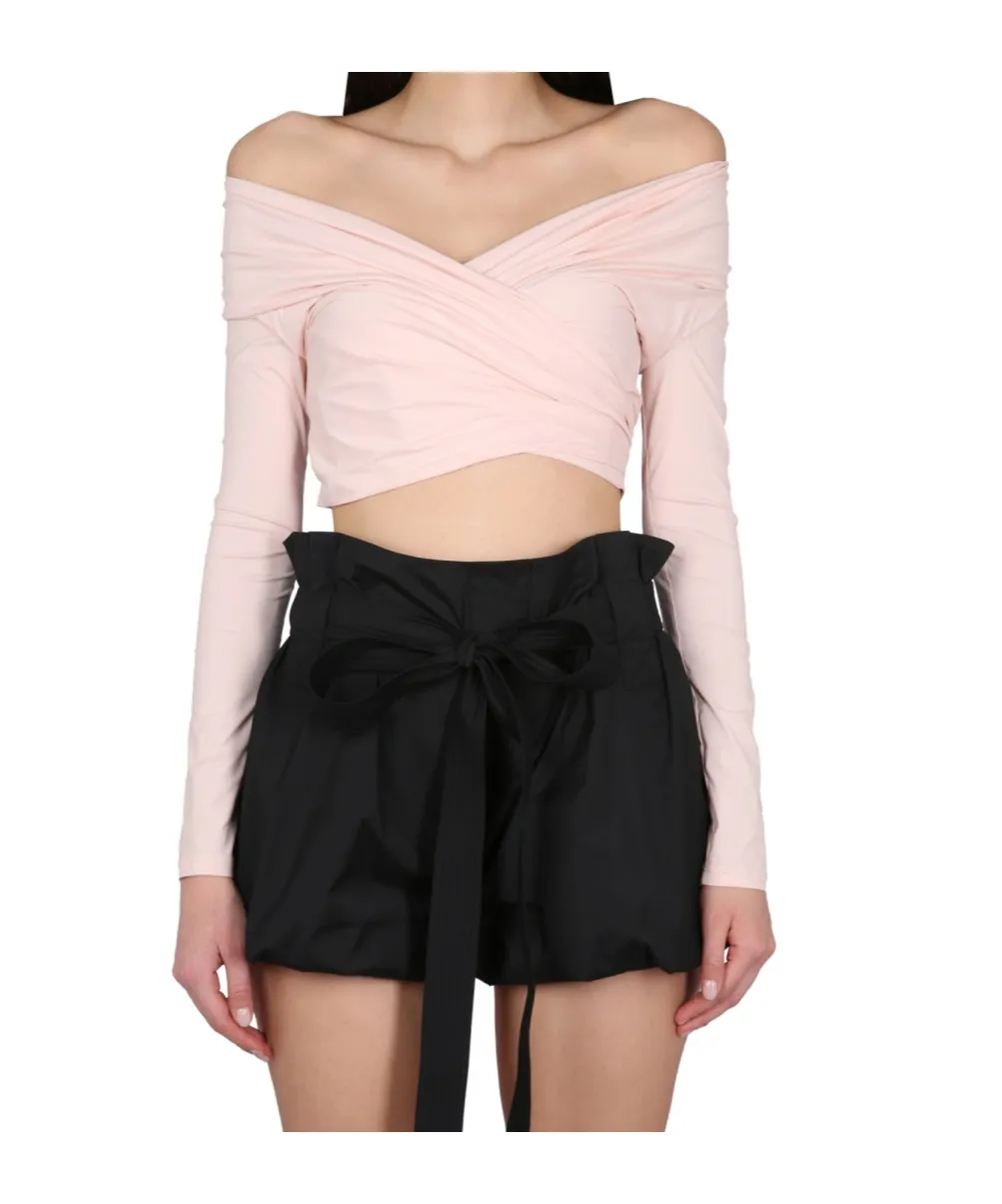 Wraparound V-Neck Top