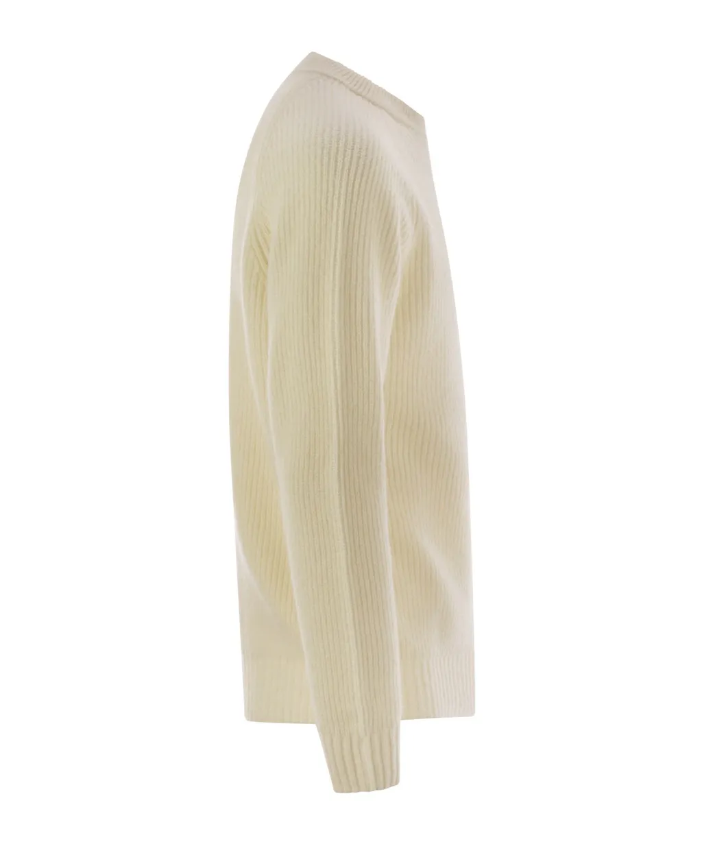 Ribbed Crew Neck Knitwear
