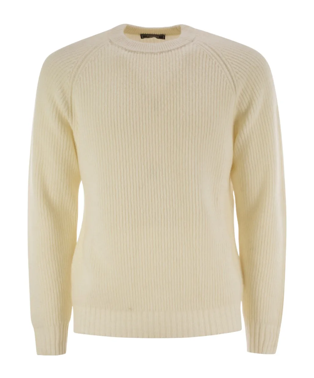 Ribbed Crew Neck Knitwear