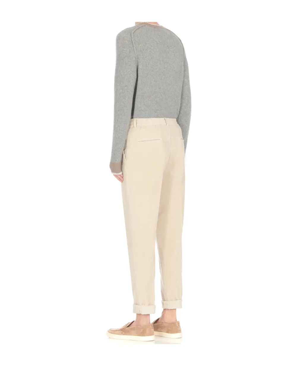 Drawstring-Waist Corduroy Trousers
