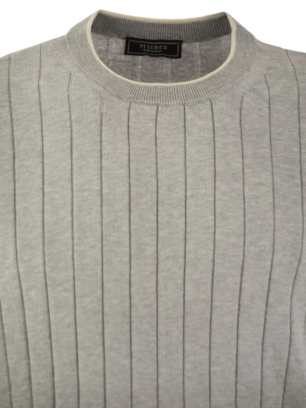 Ribbed Knit T-Shirt