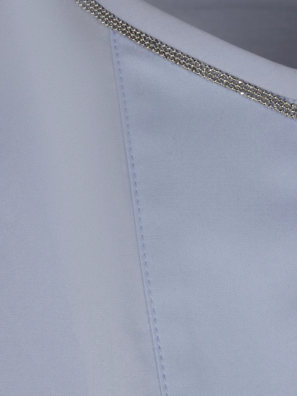 Crop-Sleeve Tunic Dress