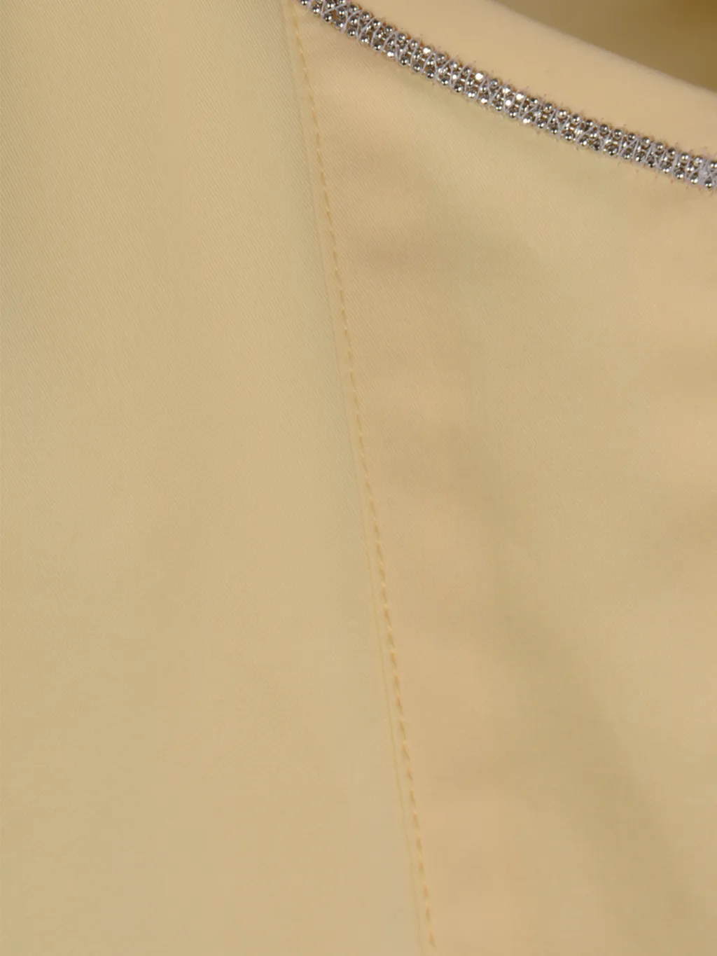 Crop-Sleeve Tunic Dress