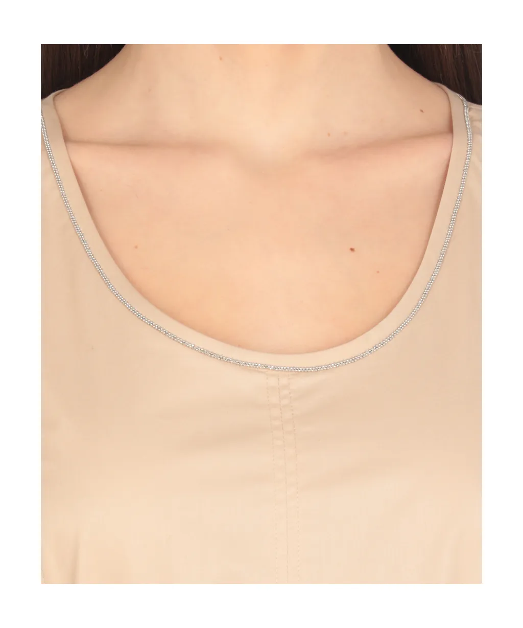 Belted A-Line Dress