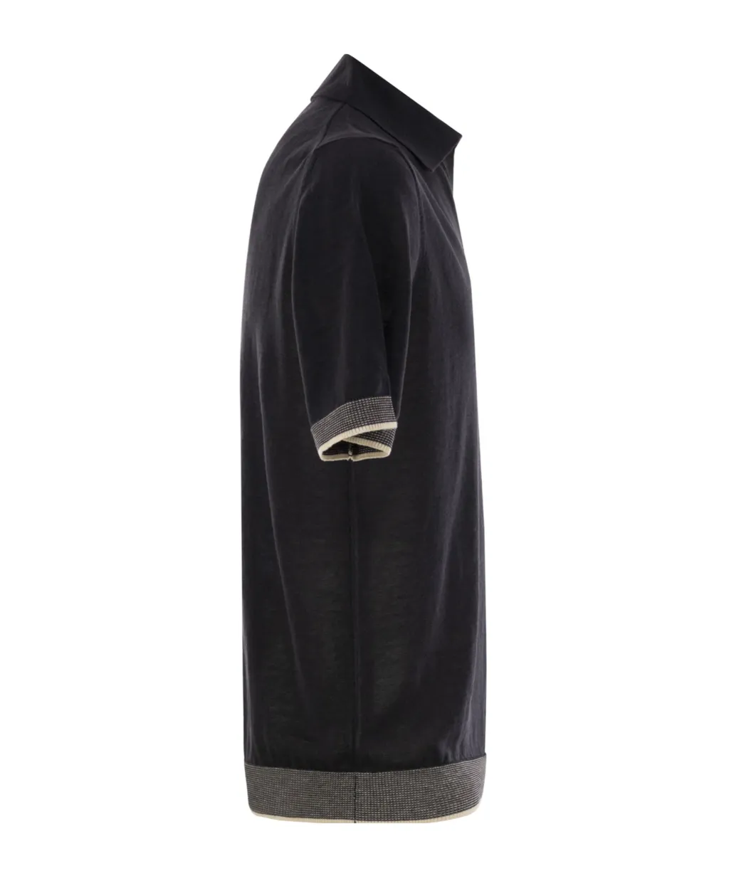 Short-Sleeved Polo Shirt