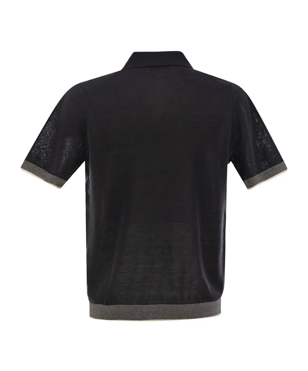 Short-Sleeved Polo Shirt