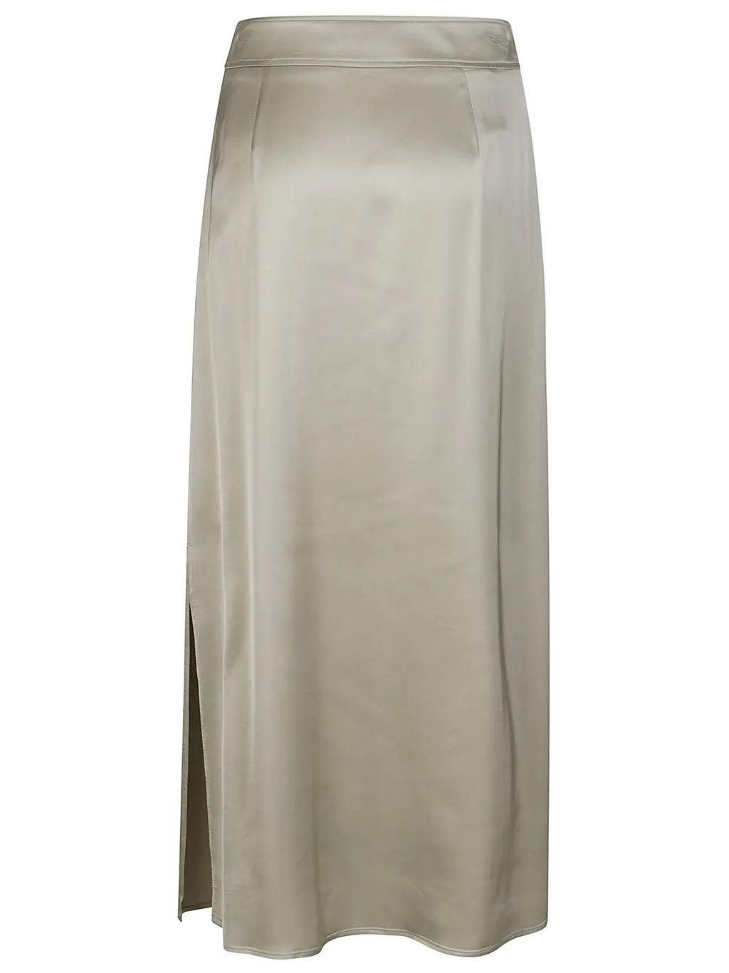 Satin Midi Skirt