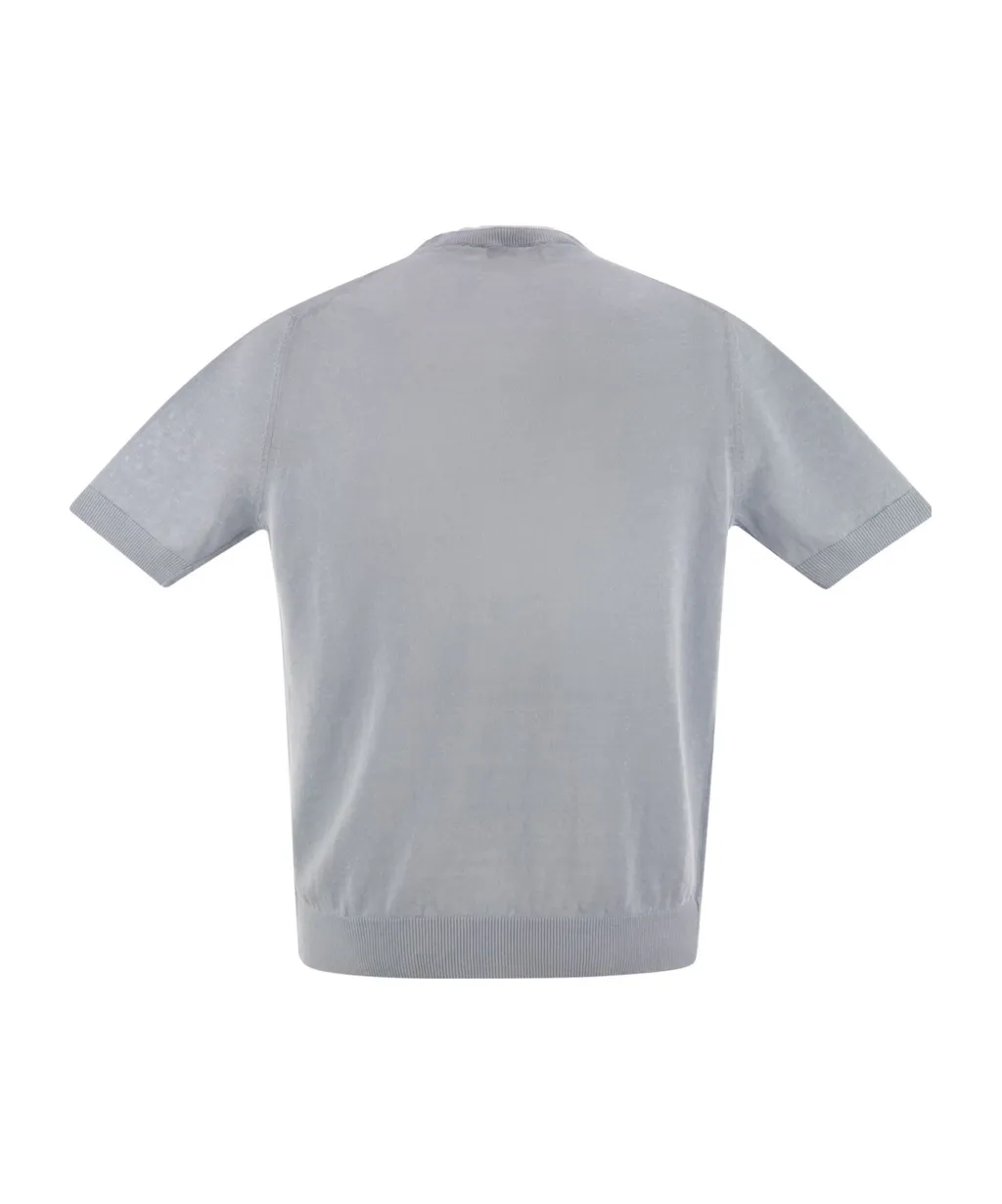 Shaved Knit T-Shirt