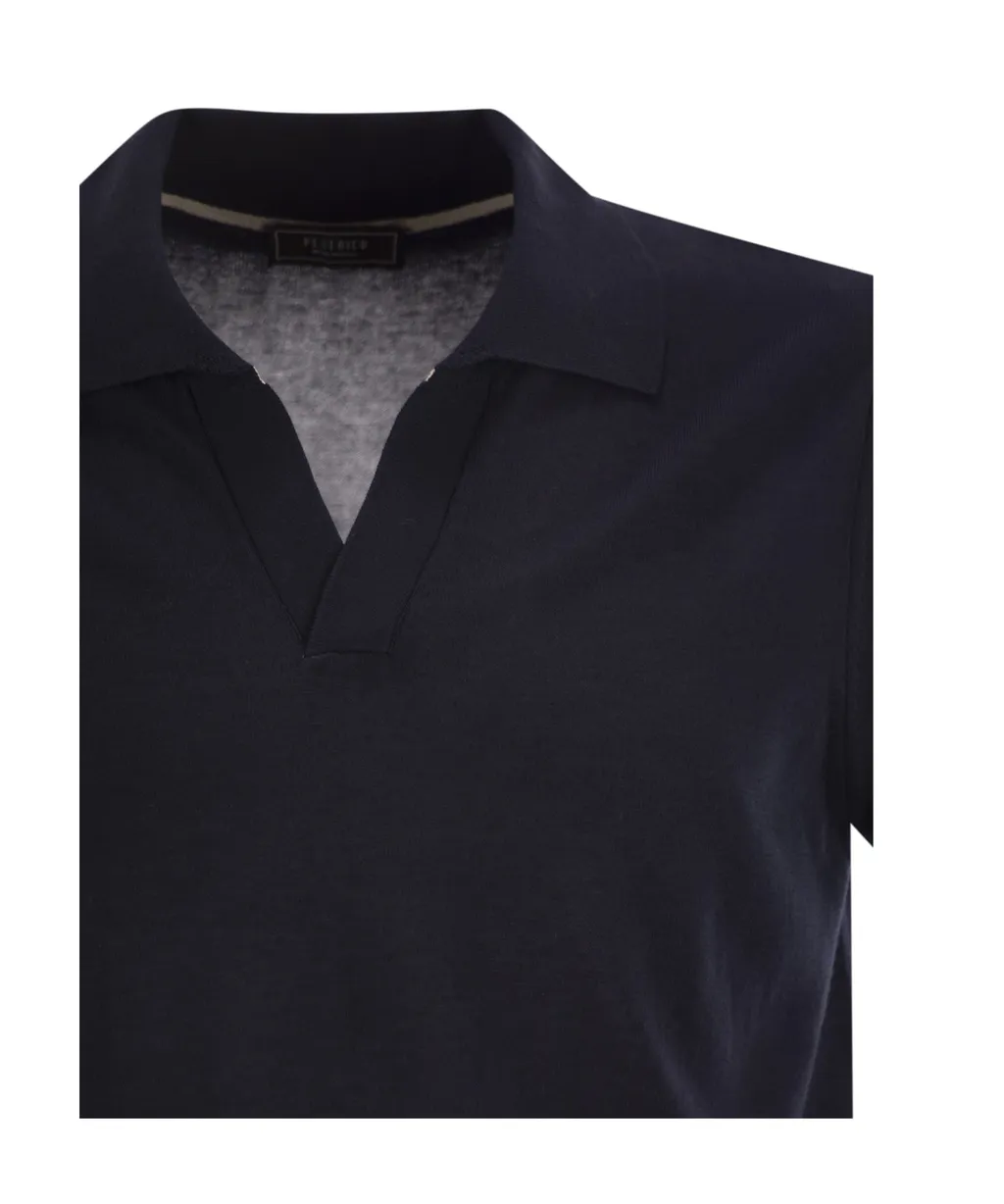 Satin-Finish Polo Shirt