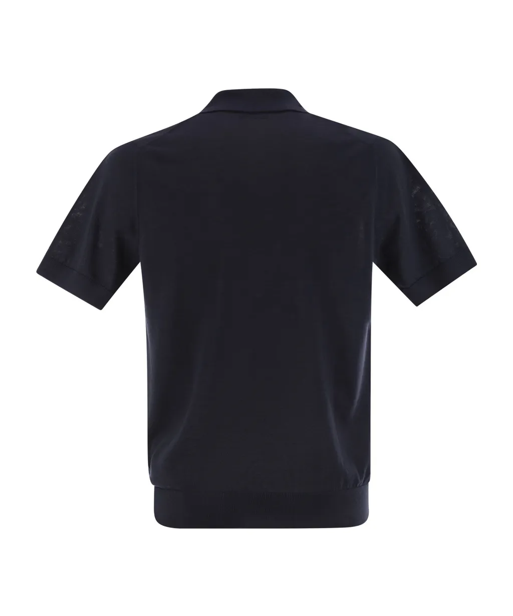 Satin-Finish Polo Shirt