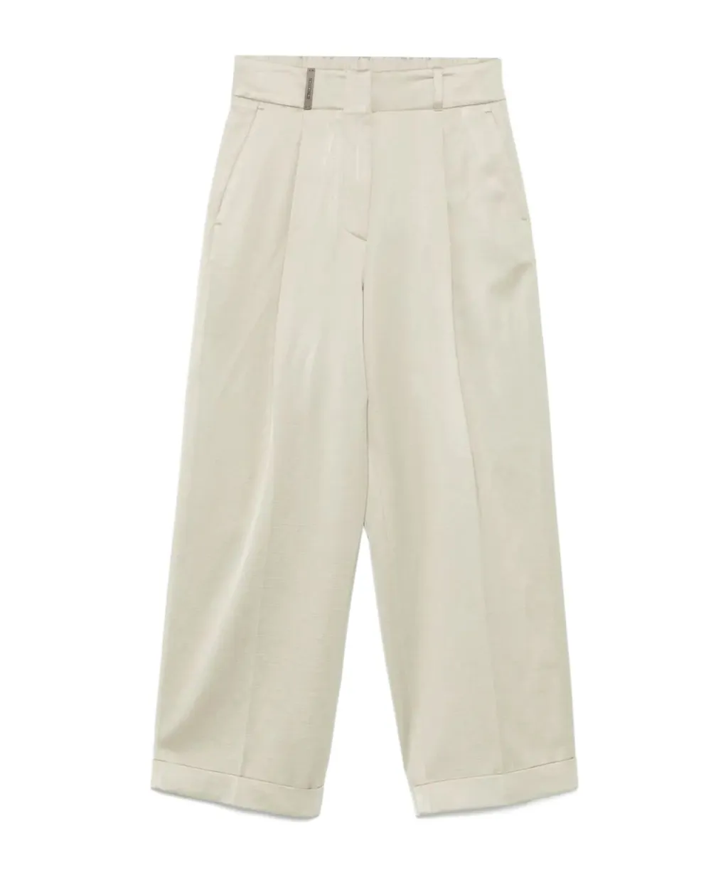 Gabardine Trousers