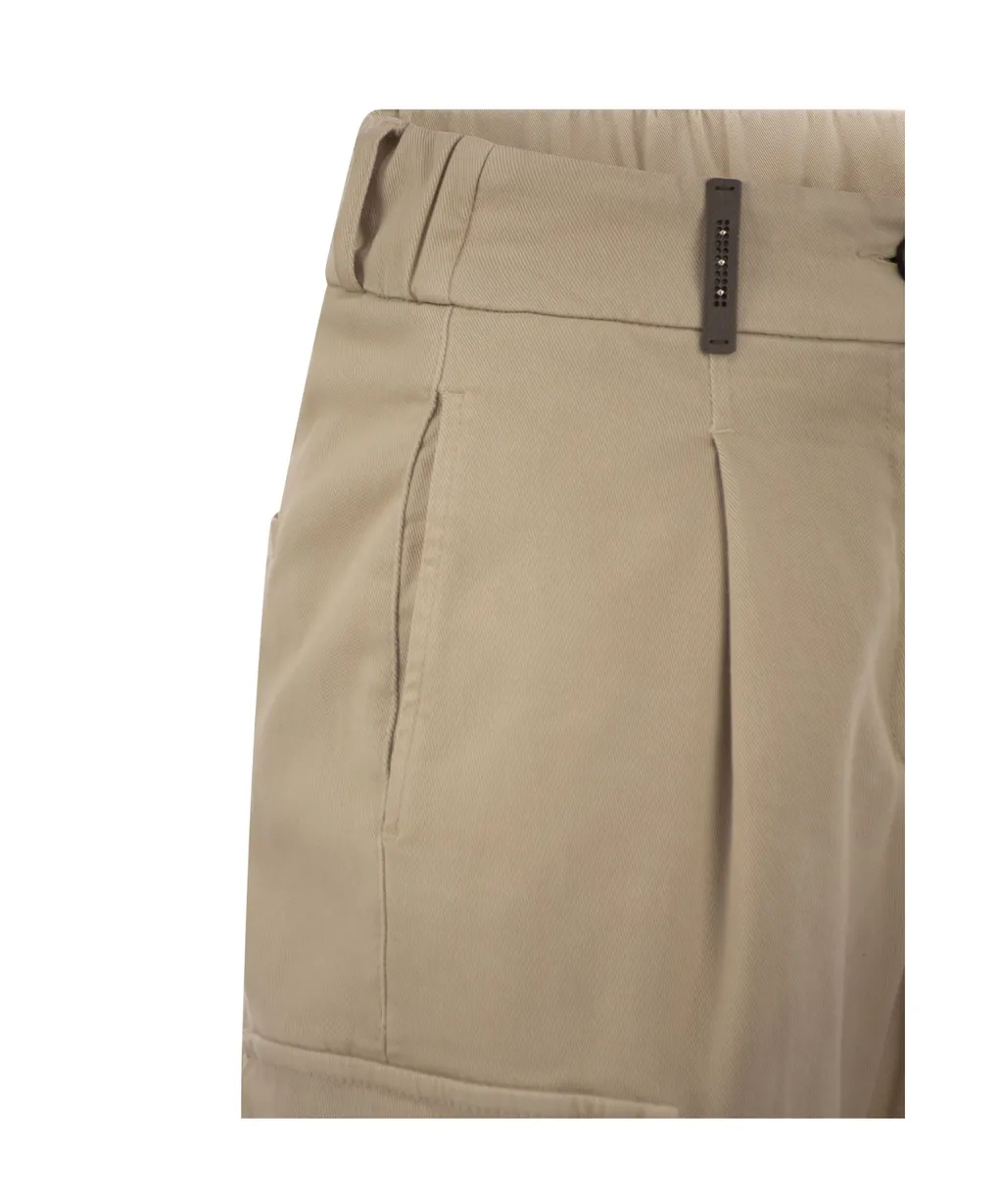 Pleated Cargo Pants