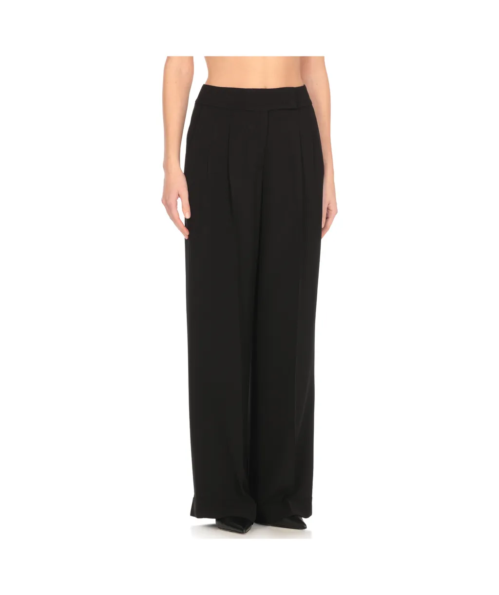 Wide Leg Pleated Pants
