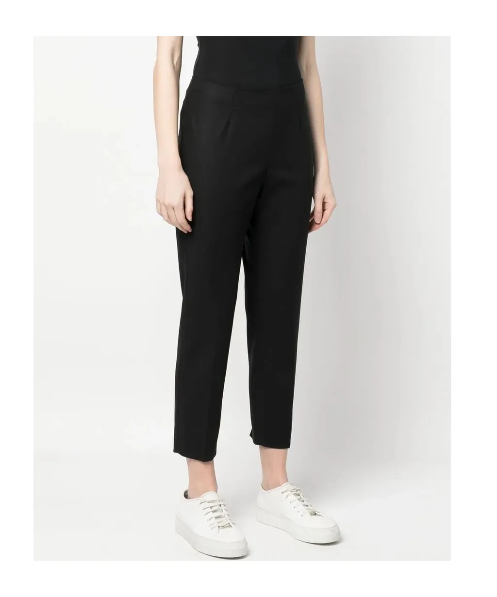 Cropped Tailored Trousers