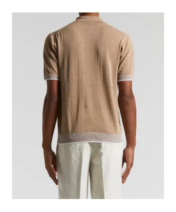 Crepe Polo Shirt