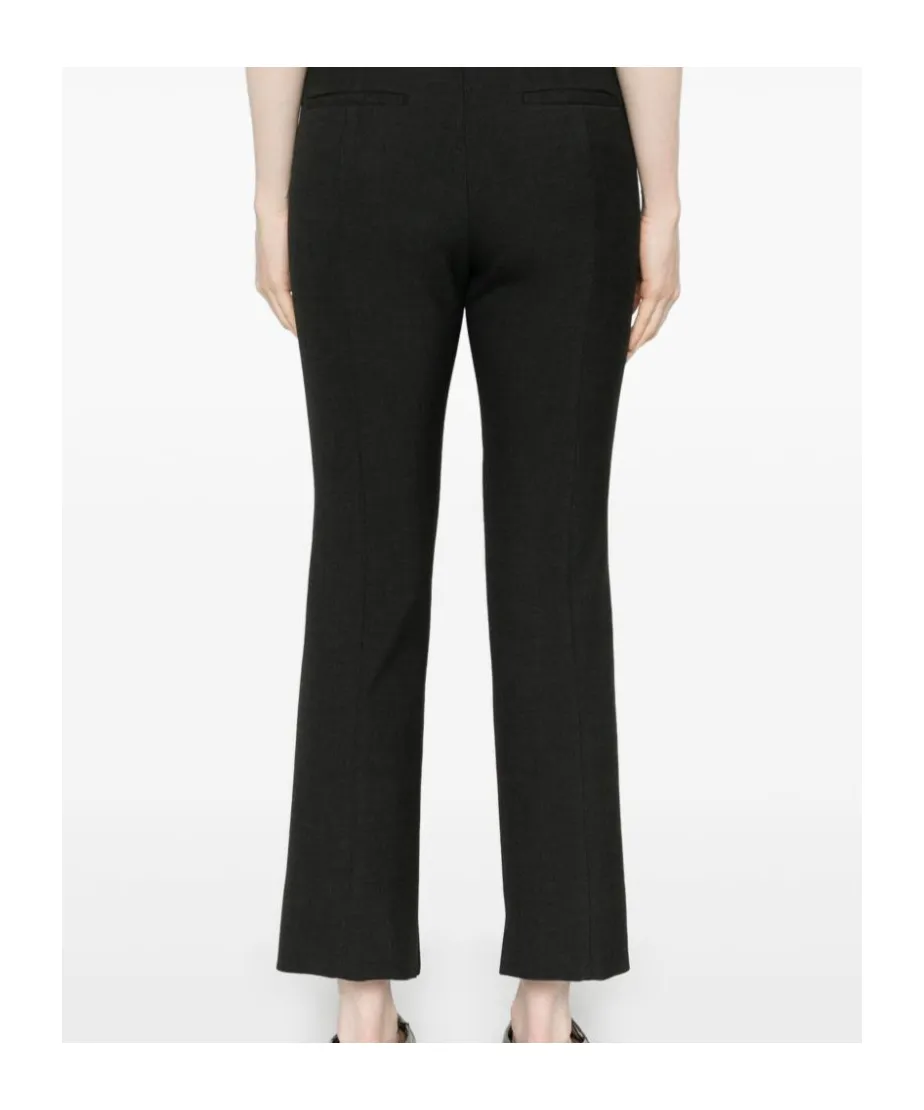 High-Waisted Creased Pants