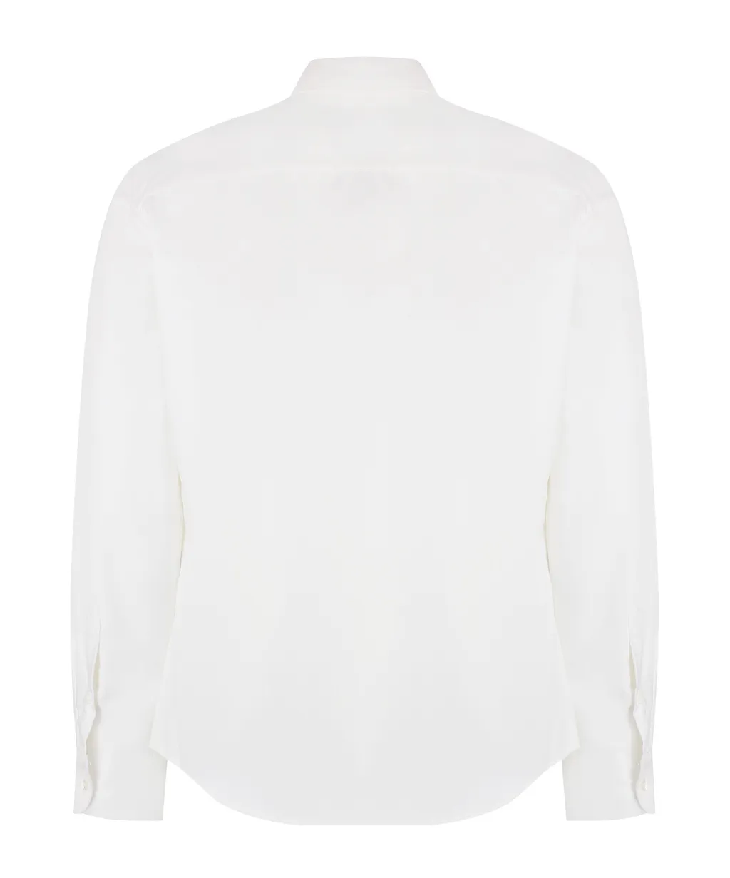 Logo Patch Button-Up Shirt
