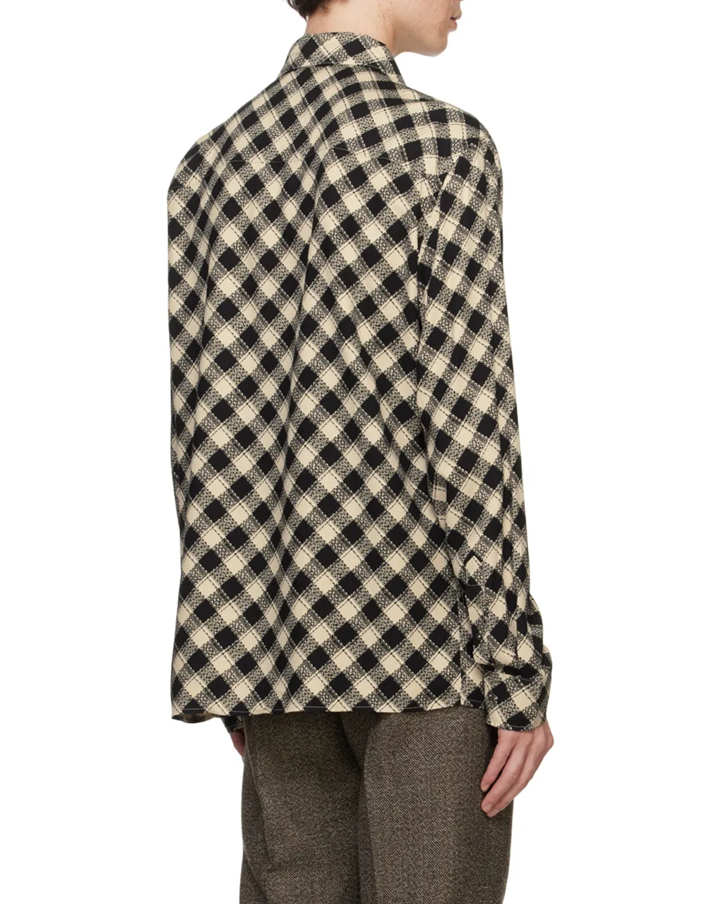 Check Printed Twill Shirt