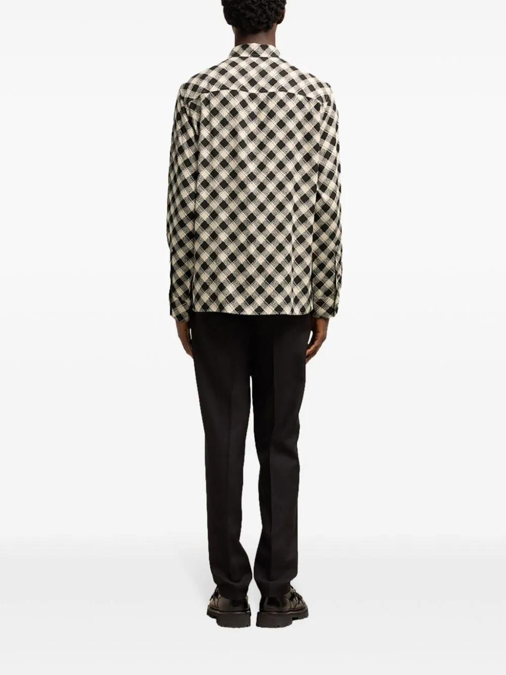 Check Printed Twill Shirt