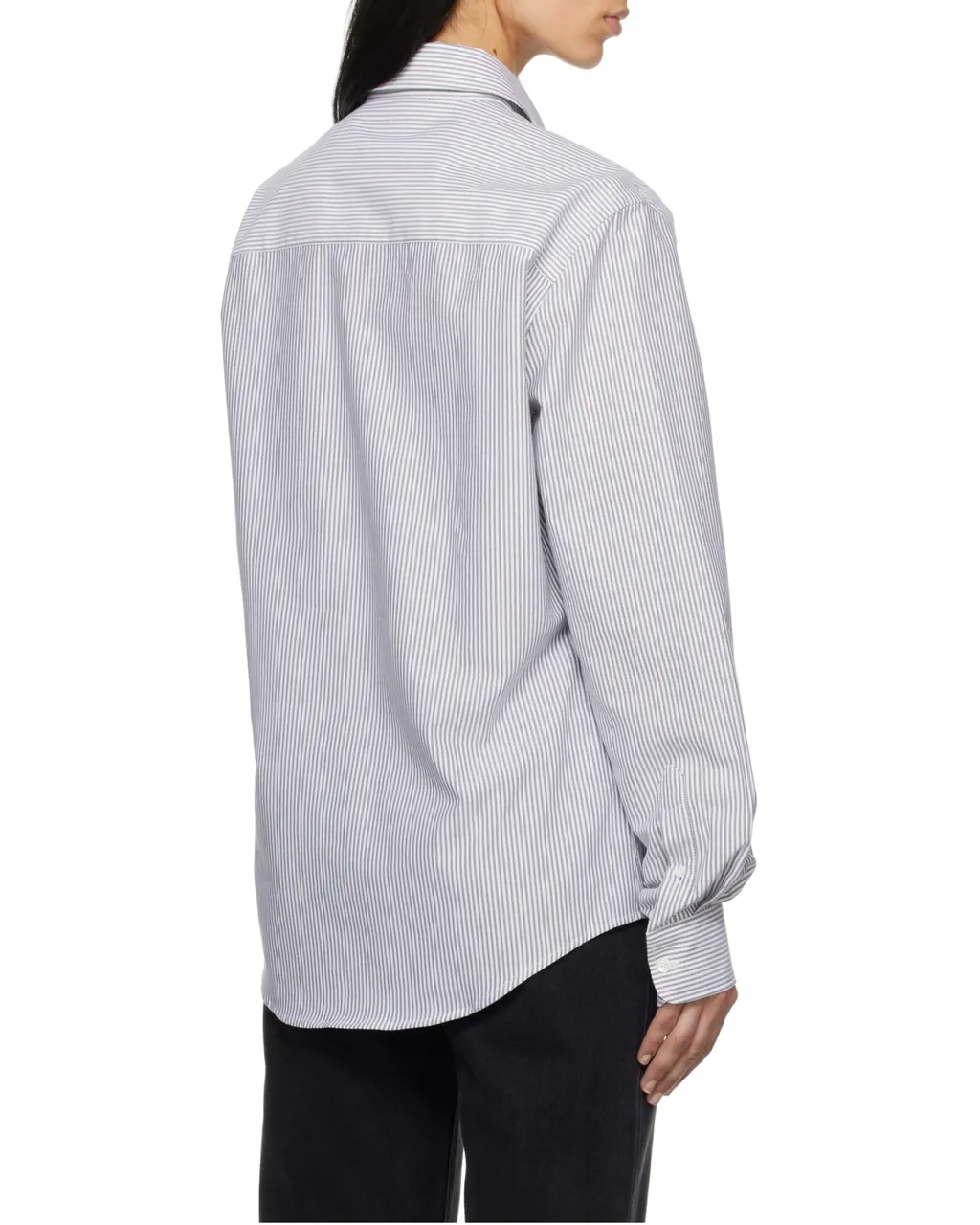 Ami De Coeur Button-Down Striped Shirt