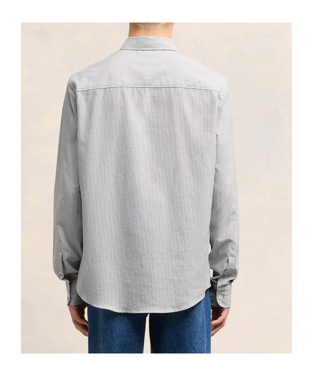 Ami De Coeur Button-Down Striped Shirt